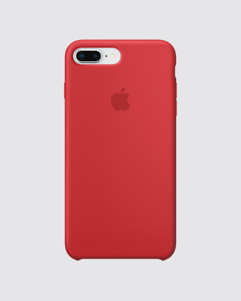 Capa em silicone para iPhone 8 Plus e 7 Plus