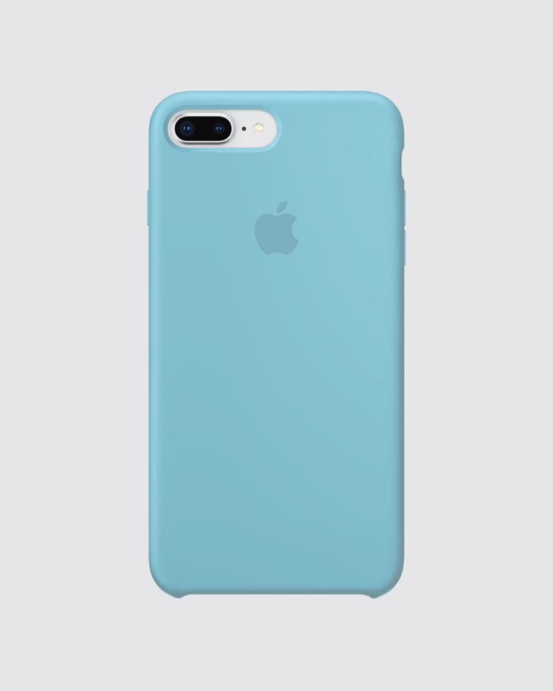 Capa em silicone para iPhone 8 Plus e 7 Plus
