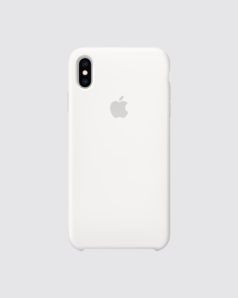 Capa em silicone para iPhone XS e X