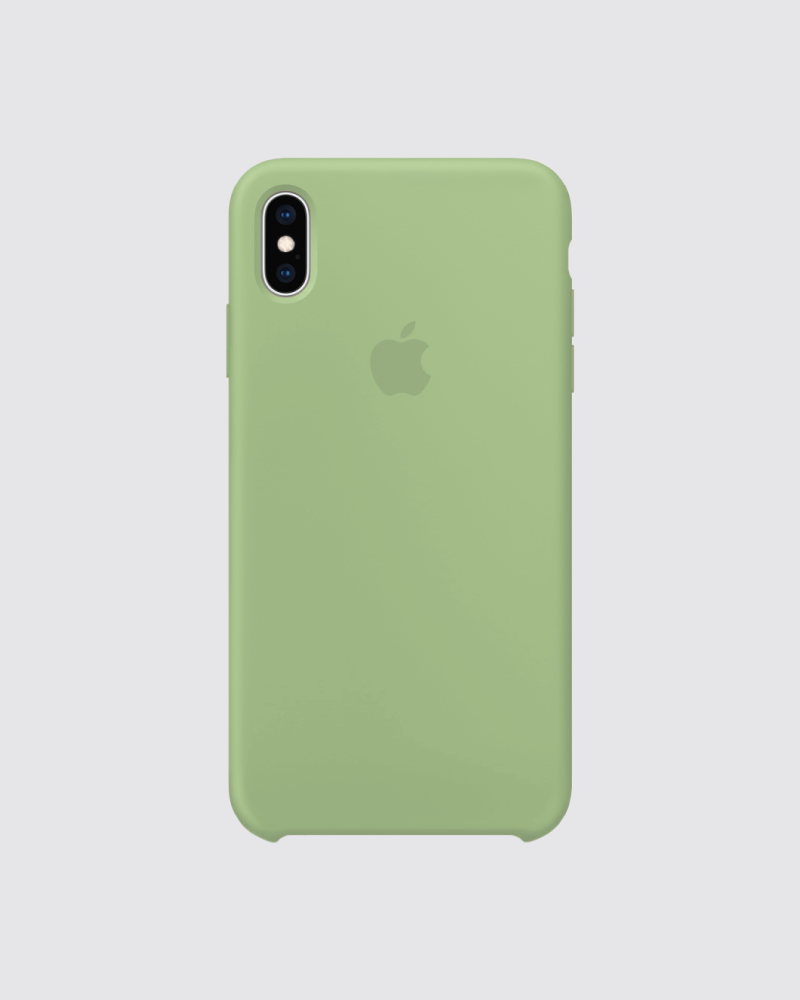 Capa em silicone para iPhone XS e X