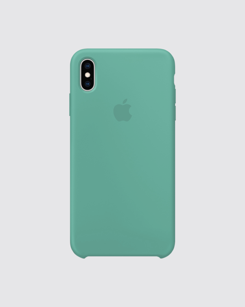 Capa em silicone para iPhone XS e X