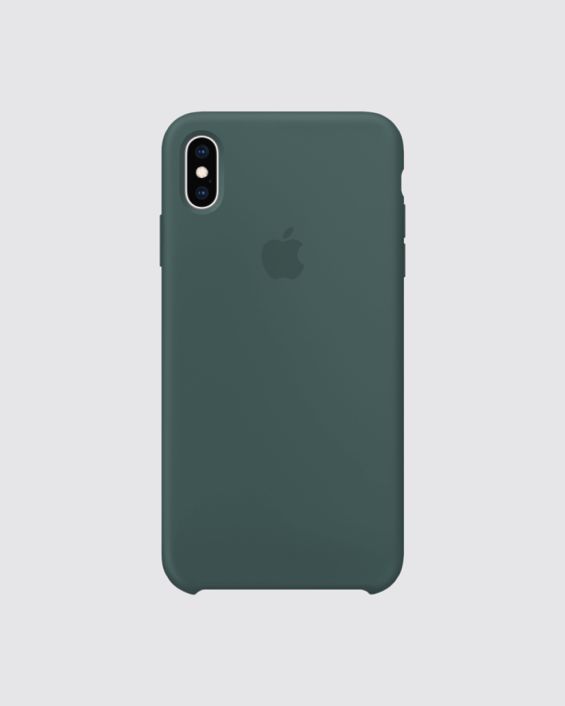 Capa em silicone para iPhone XS e X