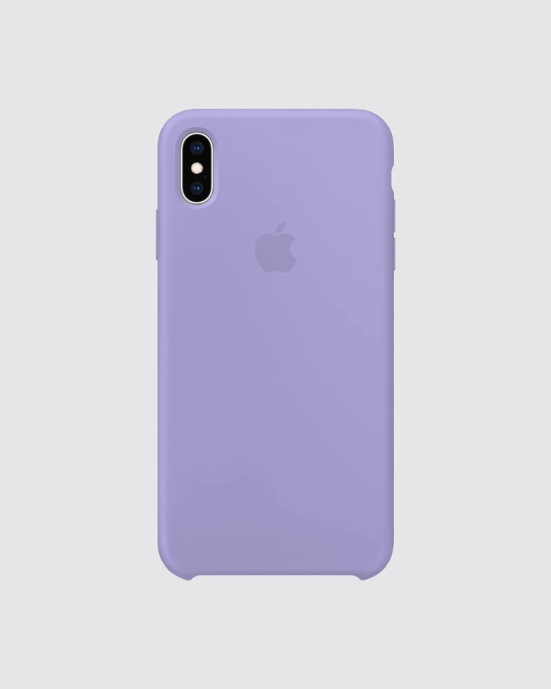 Capa em silicone para iPhone XS e X