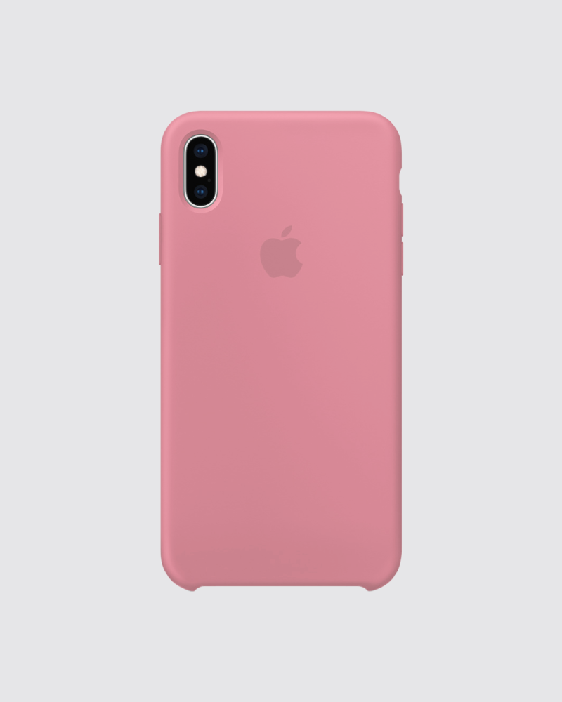 Capa em silicone para iPhone XS e X
