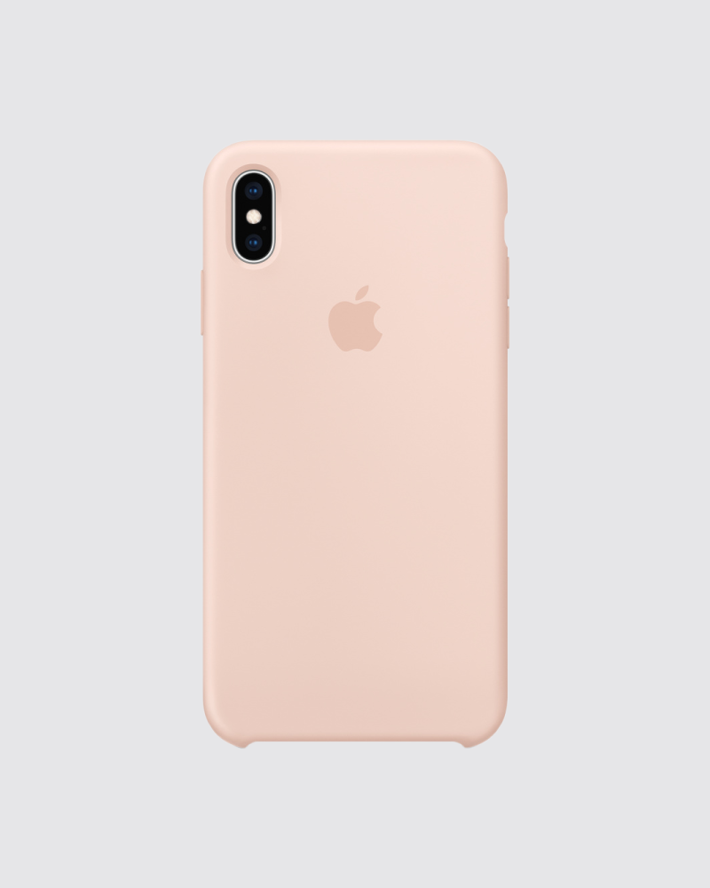 Capa em silicone para iPhone XS e X