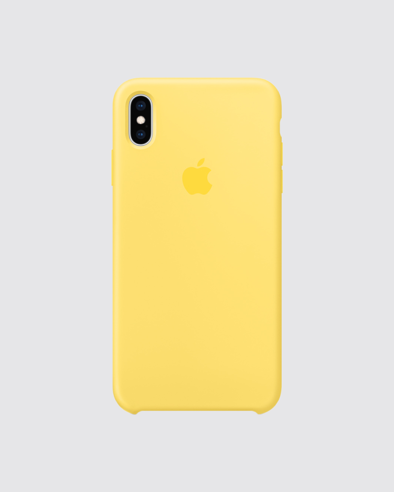 Capa em silicone para iPhone XS e X
