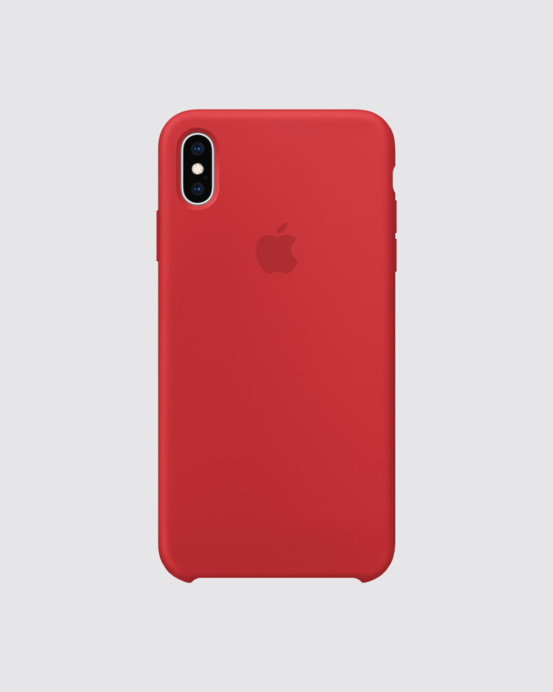 Capa em silicone para iPhone XS e X