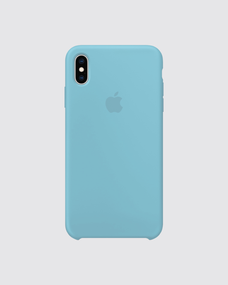 Capa em silicone para iPhone XS e X