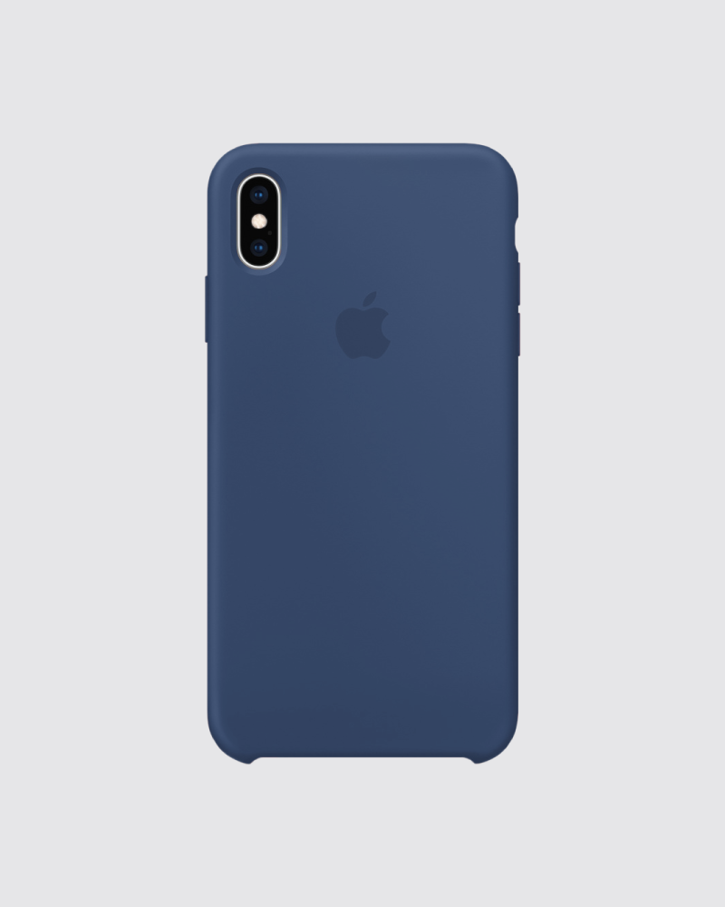 Capa em silicone para iPhone XS e X