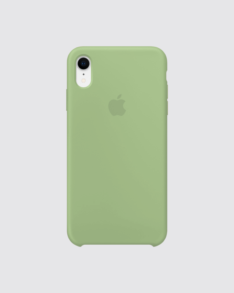 Capa em silicone para iPhone XR