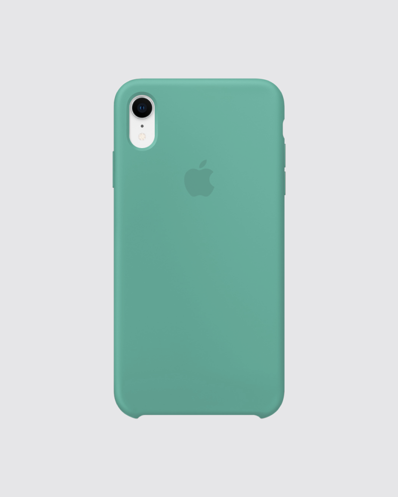 Capa em silicone para iPhone XR