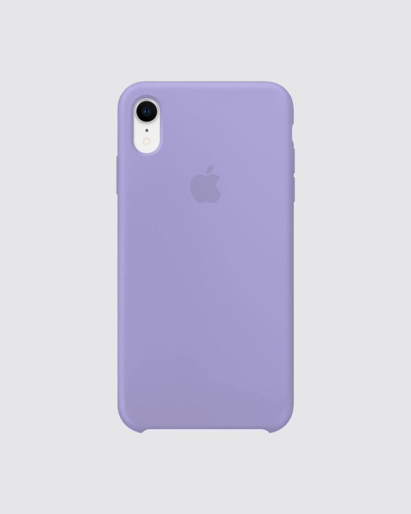 Capa em silicone para iPhone XR