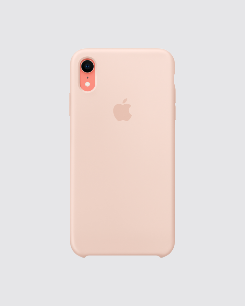 Capa em silicone para iPhone XR
