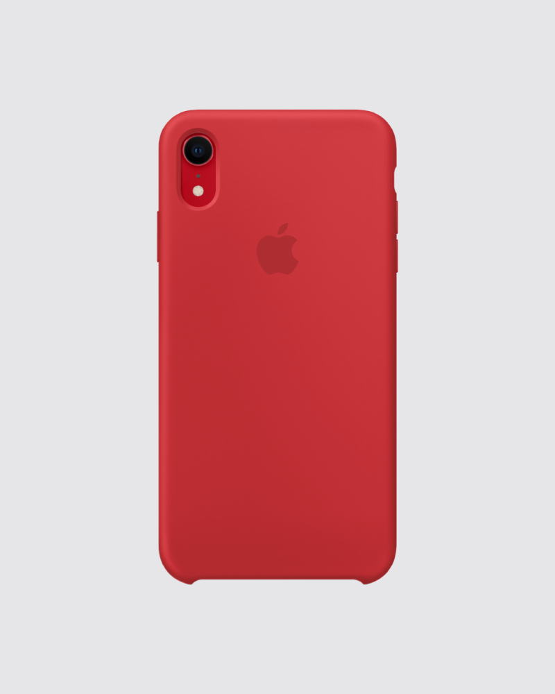 Capa em silicone para iPhone XR