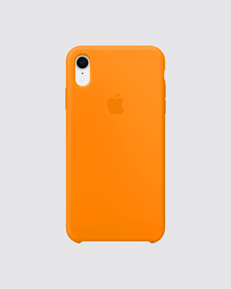 Capa em silicone para iPhone XR