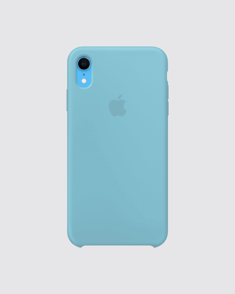 Capa em silicone para iPhone XR