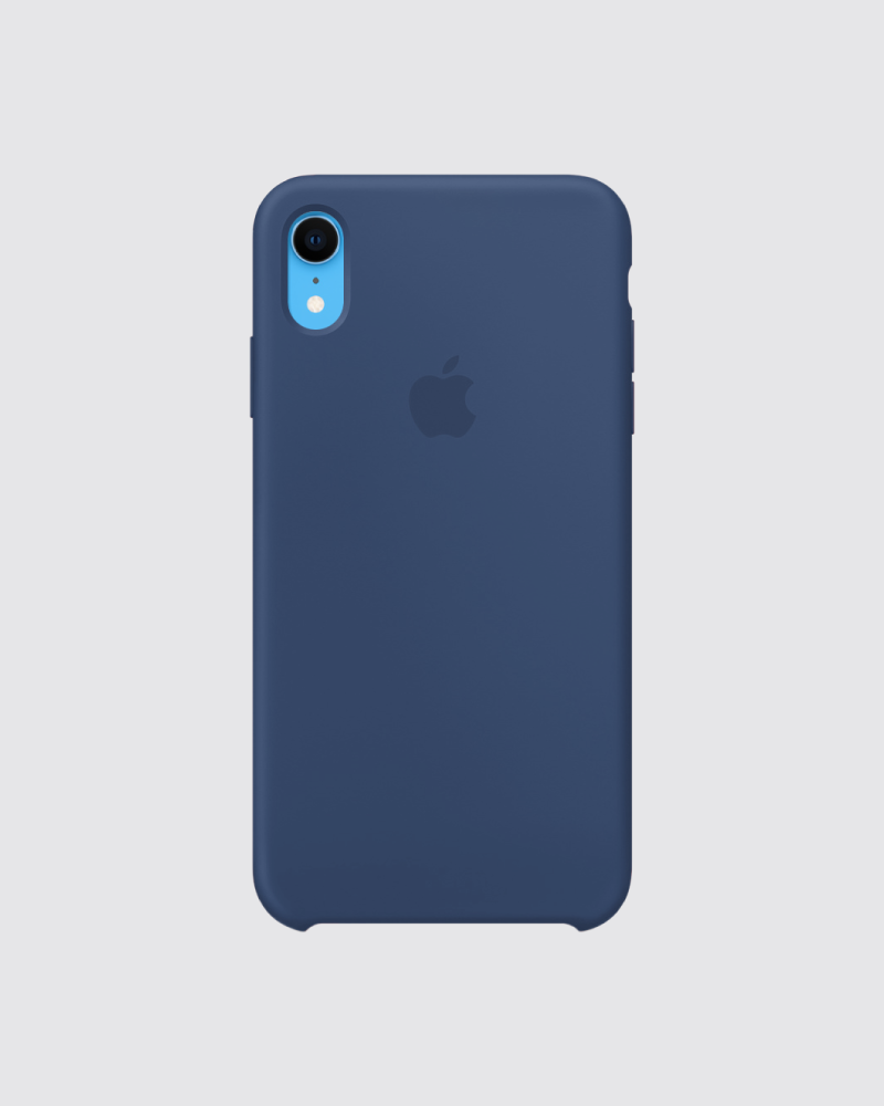 Capa em silicone para iPhone XR