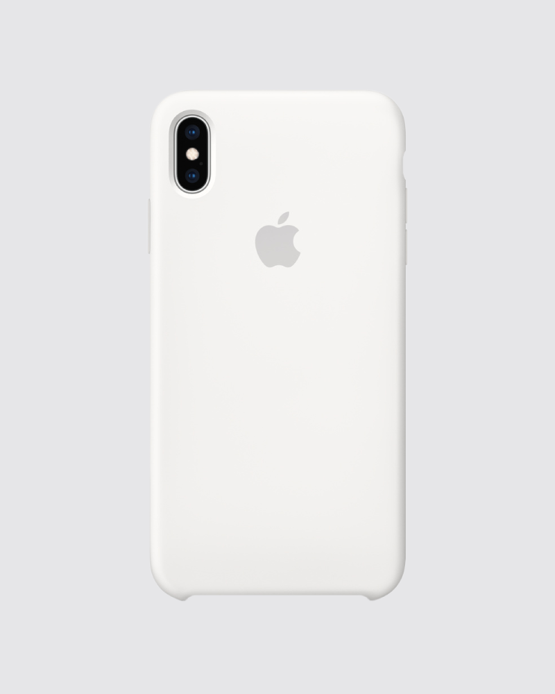 Capa em silicone para iPhone XS Max