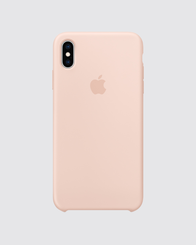 Capa em silicone para iPhone XS Max