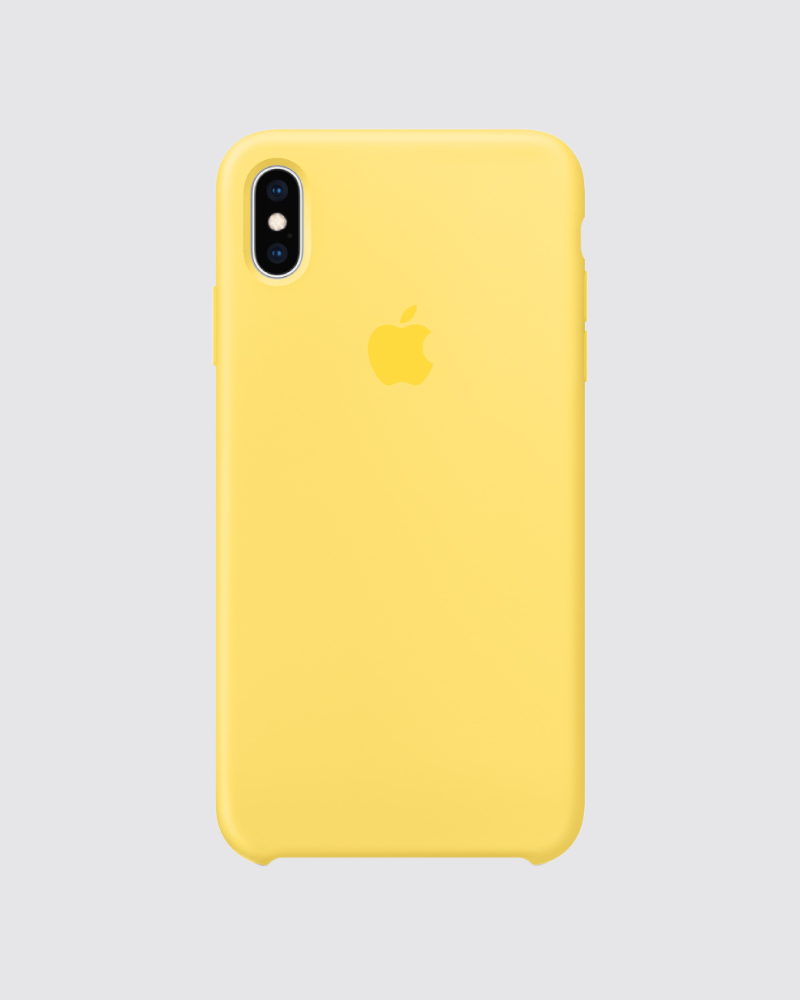 Capa em silicone para iPhone XS Max