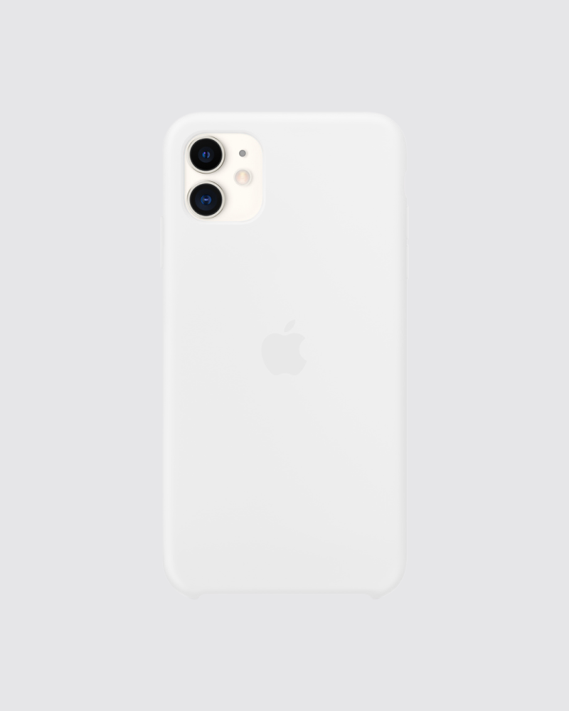 Capa em silicone para iPhone 11