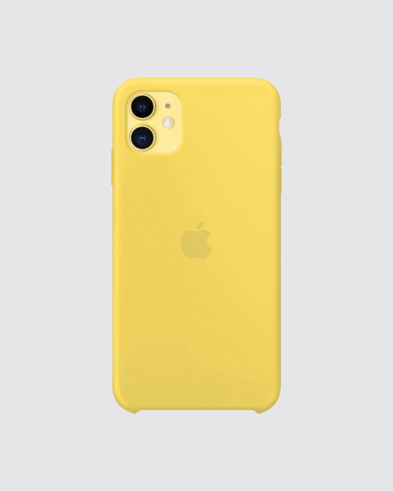 Capa em silicone para iPhone 11