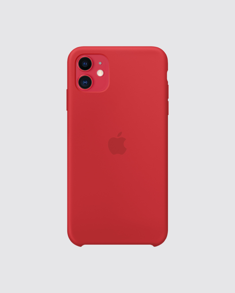 Capa em silicone para iPhone 11