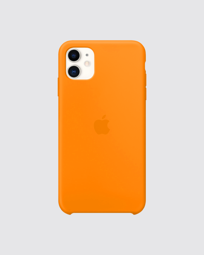 Capa em silicone para iPhone 11