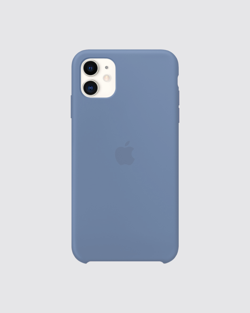 Capa em silicone para iPhone 11