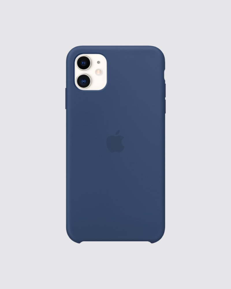 Capa em silicone para iPhone 11