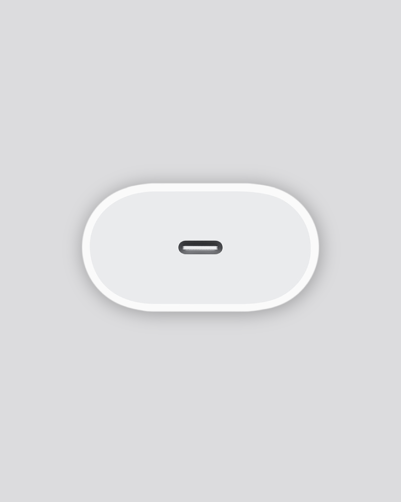 Adaptador de corrente USB-C de 20W