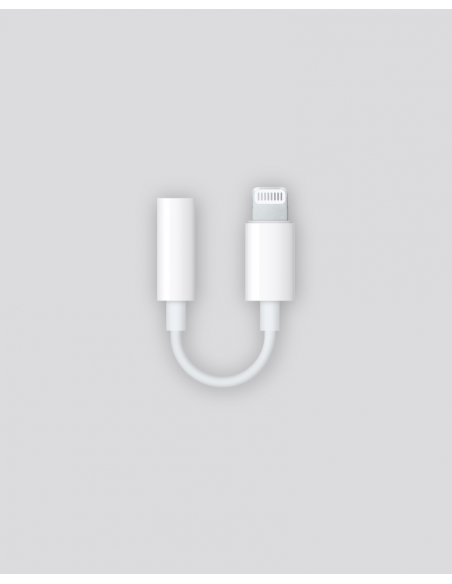 Adaptador Lightning para auscultadores de 3,5 mm
