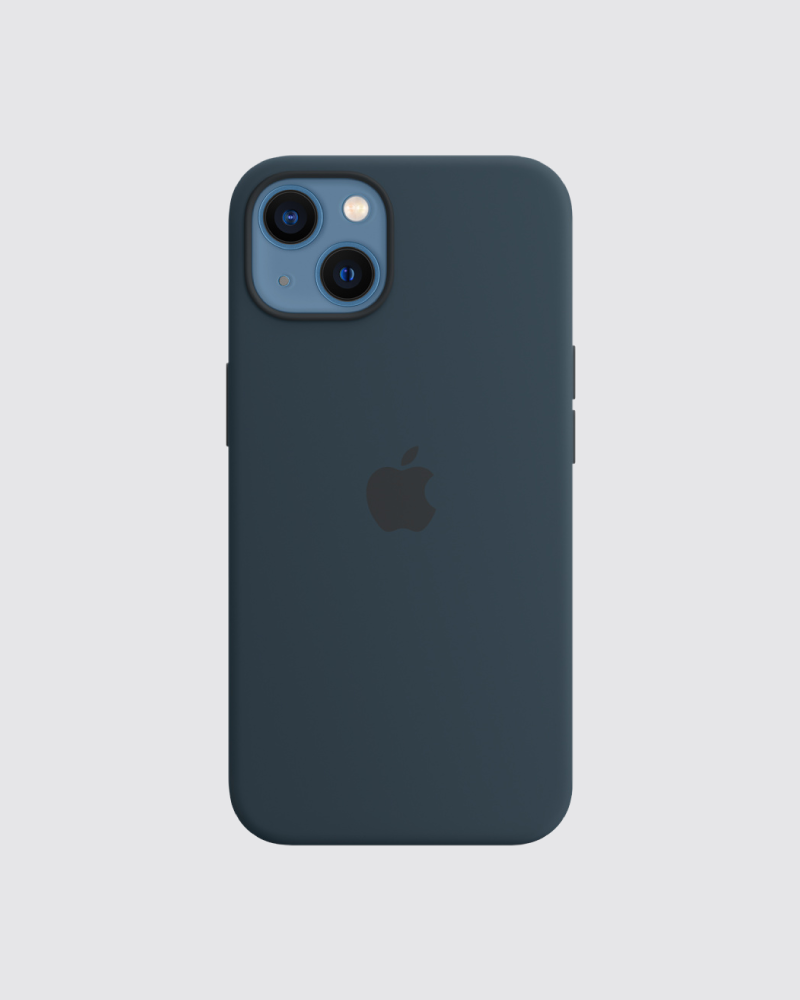 Capa em silicone para iPhone 13