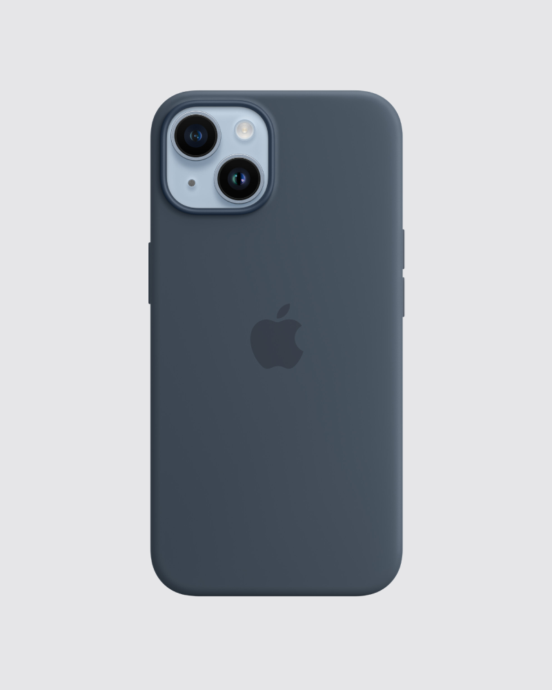 Capa em silicone para iPhone 14 Plus