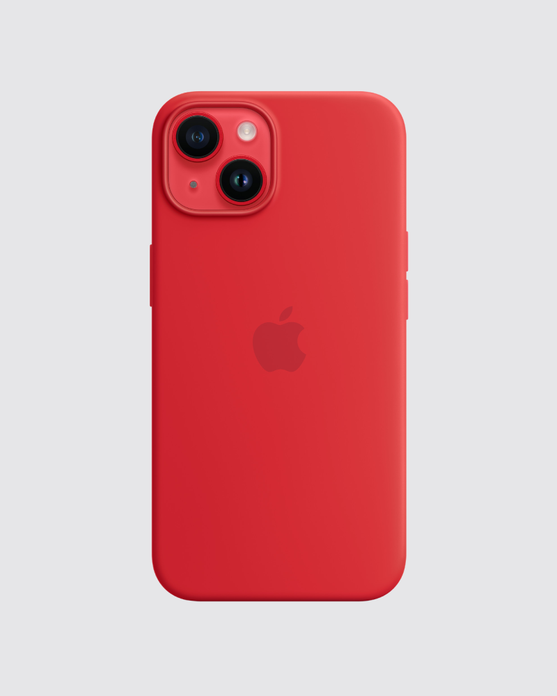 Capa em silicone para iPhone 14 Plus
