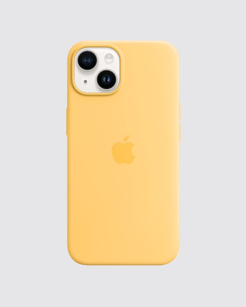 Capa em silicone para iPhone 14 Plus