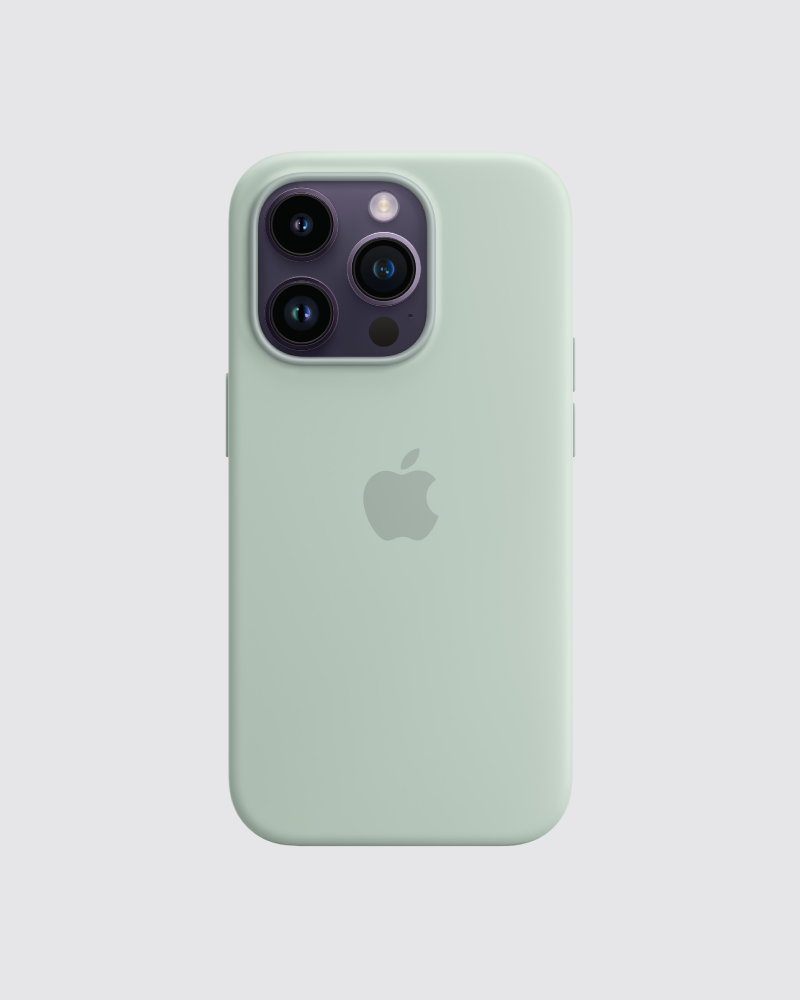 Capa em silicone para iPhone 14 Pro