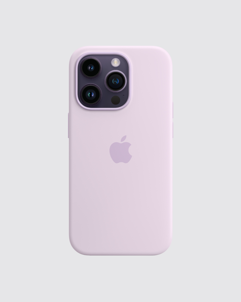 Capa em silicone para iPhone 14 Pro