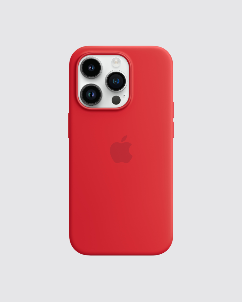 Capa em silicone para iPhone 14 Pro