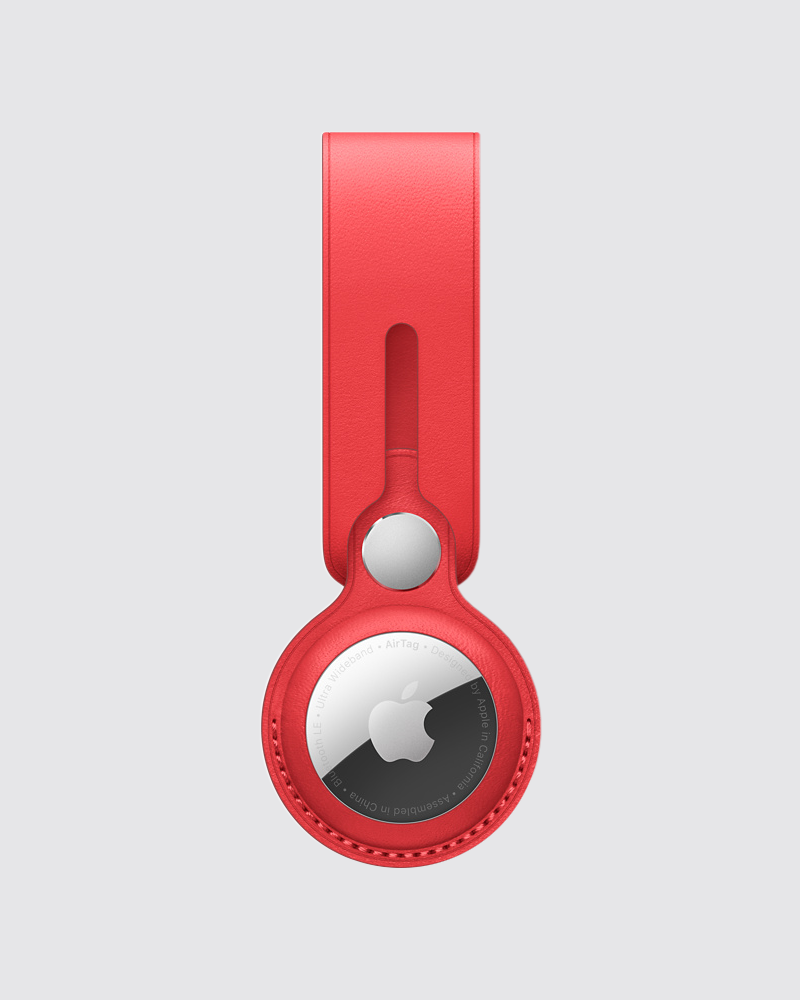 Porta-Chaves Loop em Pele para AirTag