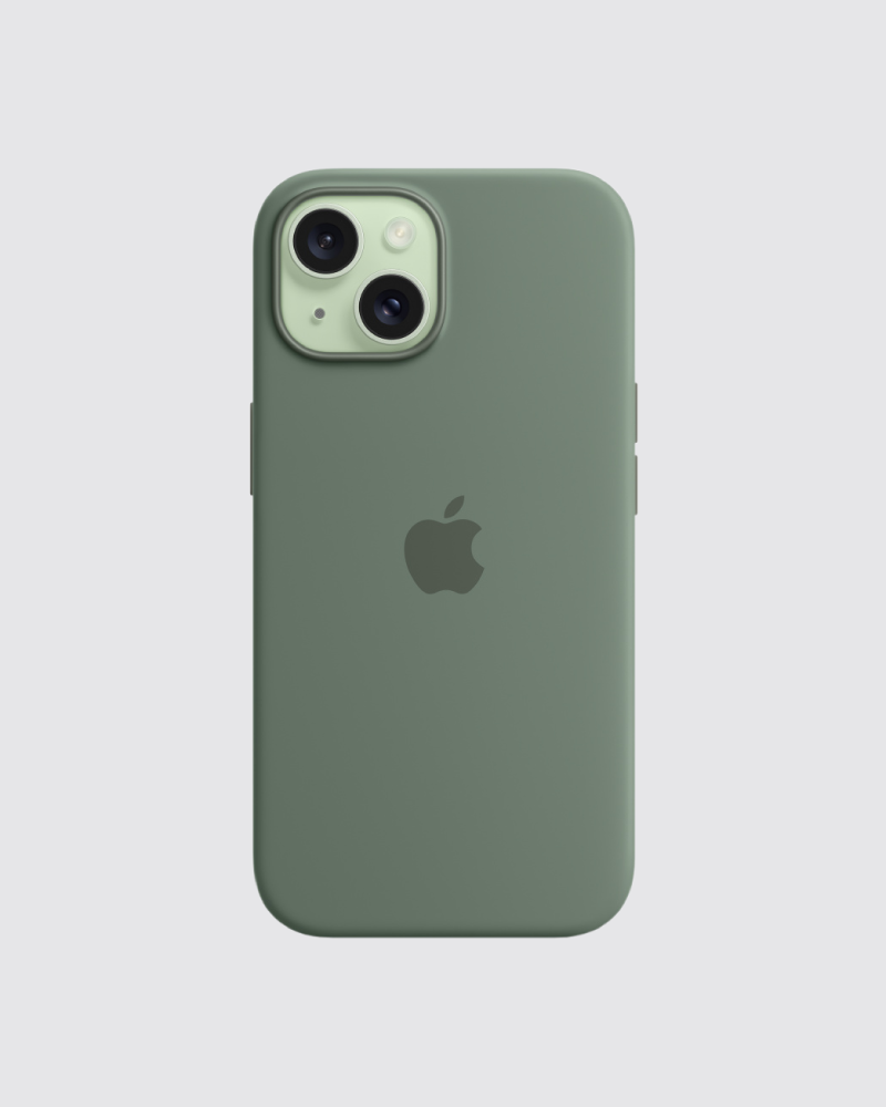 Capa em silicone para iPhone 15