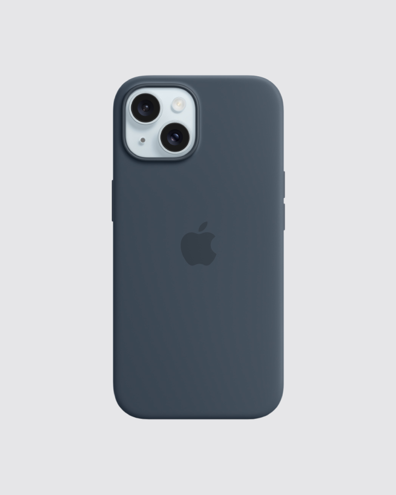 Capa em silicone para iPhone 15