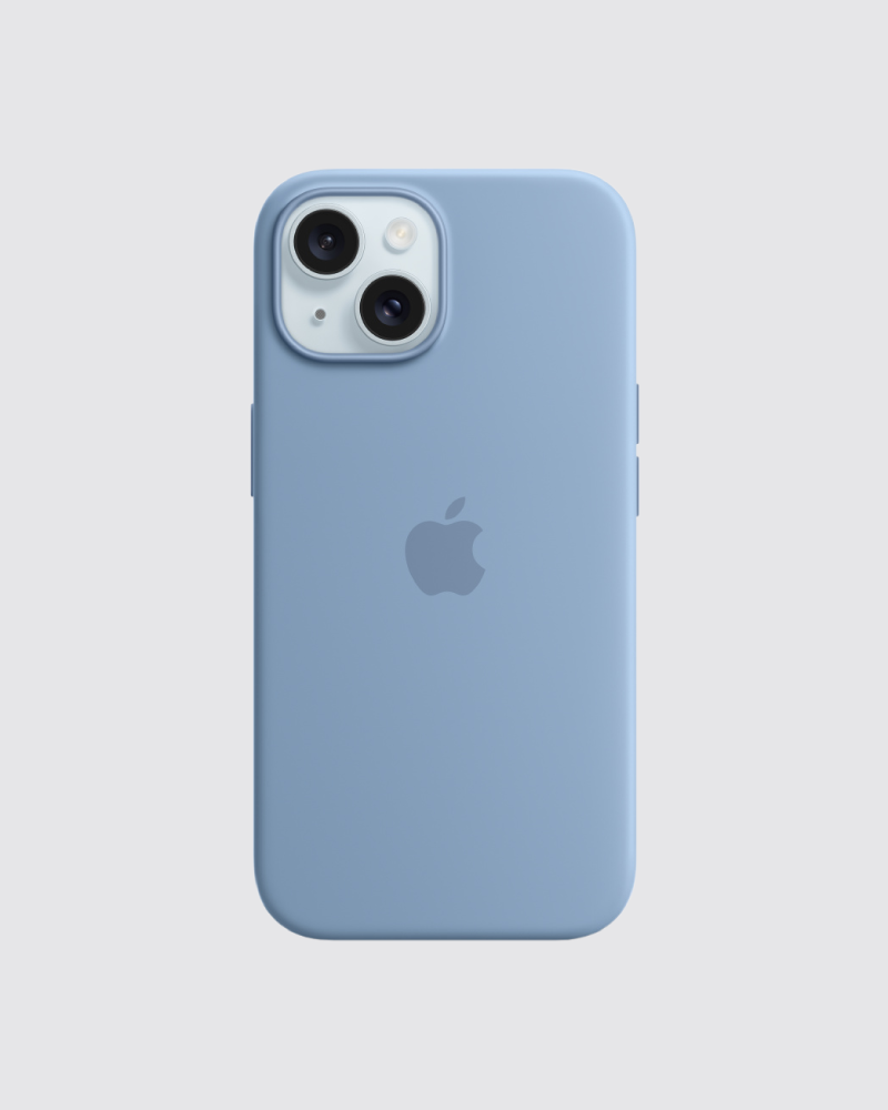 Capa em silicone para iPhone 15