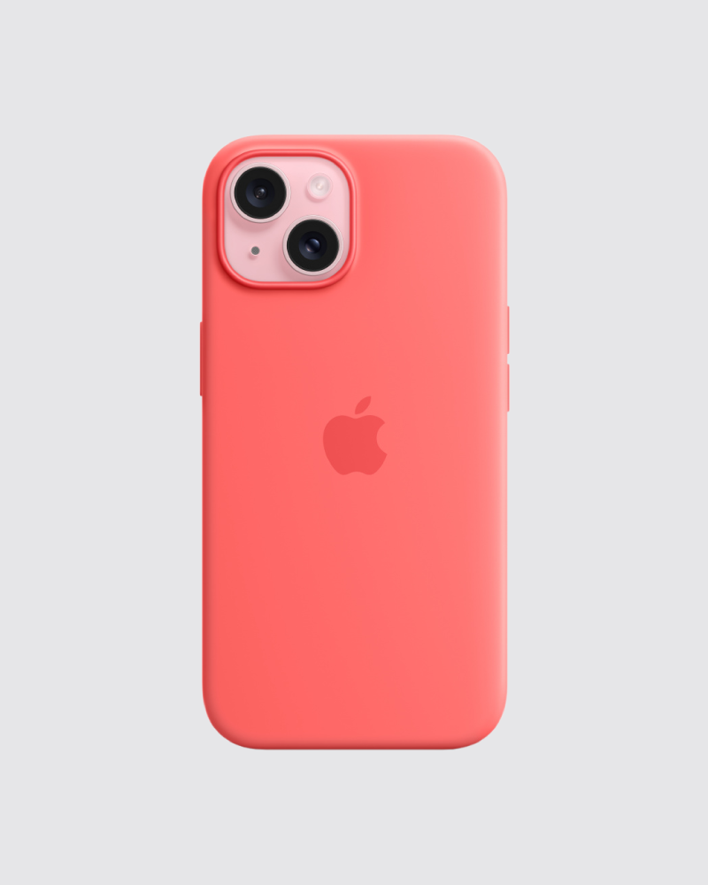 Capa em silicone para iPhone 15