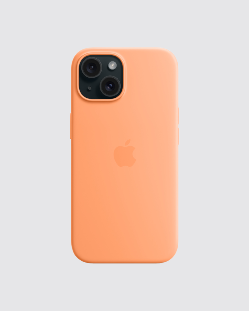 Capa em silicone para iPhone 15