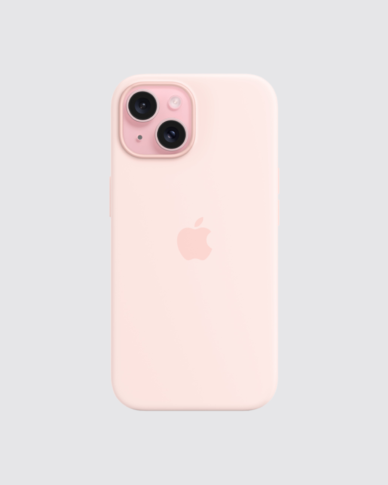 Capa em silicone para iPhone 15
