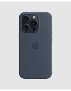 Capa em silicone para iPhone 15 Pro Max