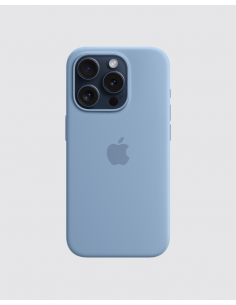 Capa em silicone para iPhone 15 Pro