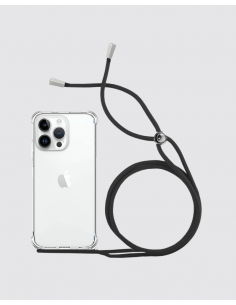 Capa Anti-Choque com Cordão preto