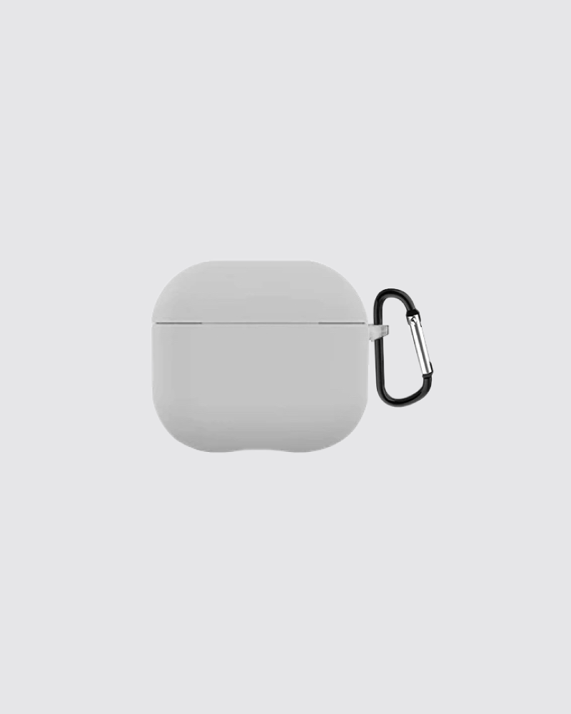 Caixa de silicone com mosquetão para AirPods